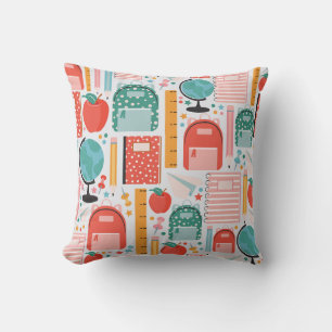 Muster für Essentials von hinten an die Schule Kissen