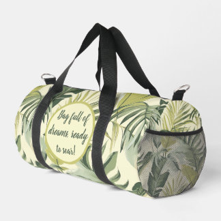 Muster für Eukalyptus-Blätter Duffle Bag