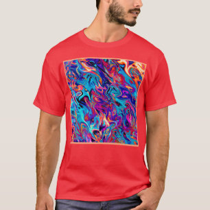 Muster für farbenfrohe geometrische Abstraktionen T-Shirt