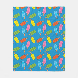 Muster für farbenfrohe Popsicles Fleecedecke