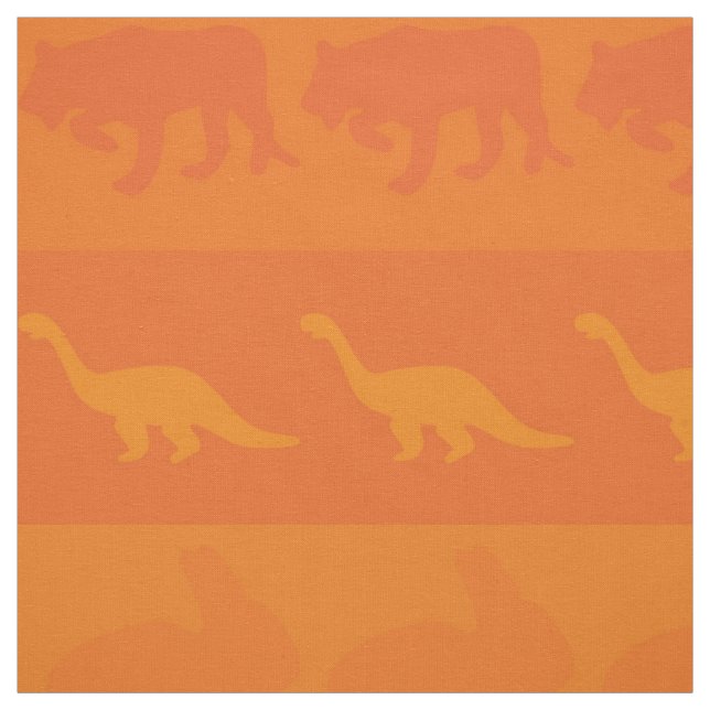 Muster für farbige Retro-Tiere #9 Stoff (Muster)