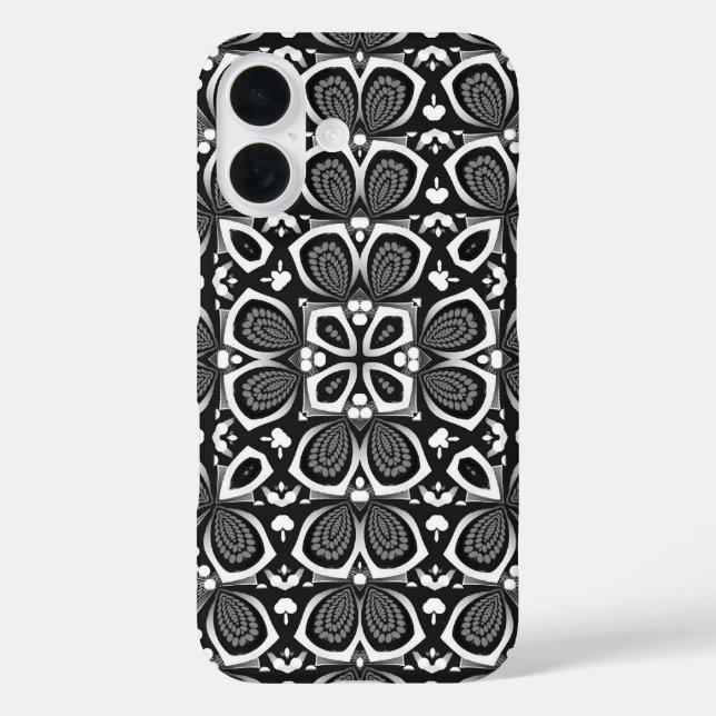 Muster für florale Illusionen Case-Mate iPhone Hülle (Rückseite)