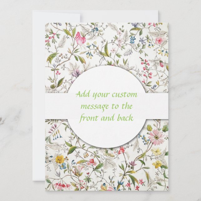 Muster für florale Tapeten (Vorderseite)