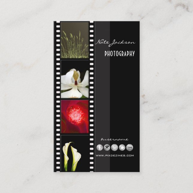 Muster für Fotos für Visitenkarten Visitenkarte (Vorderseite)