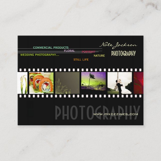 Muster für Fotos für Visitenkarten Visitenkarte (Vorderseite)