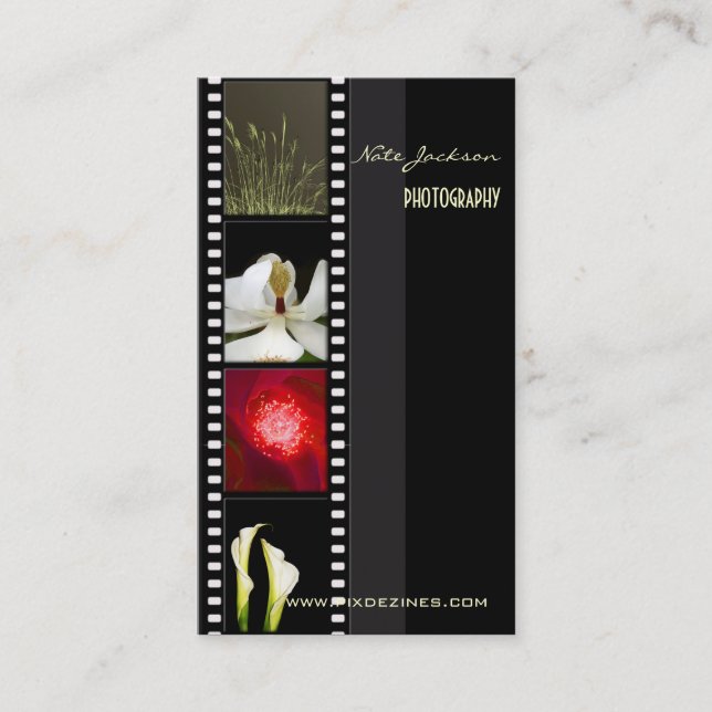 Muster für Fotos für Visitenkarten Visitenkarte (Vorderseite)