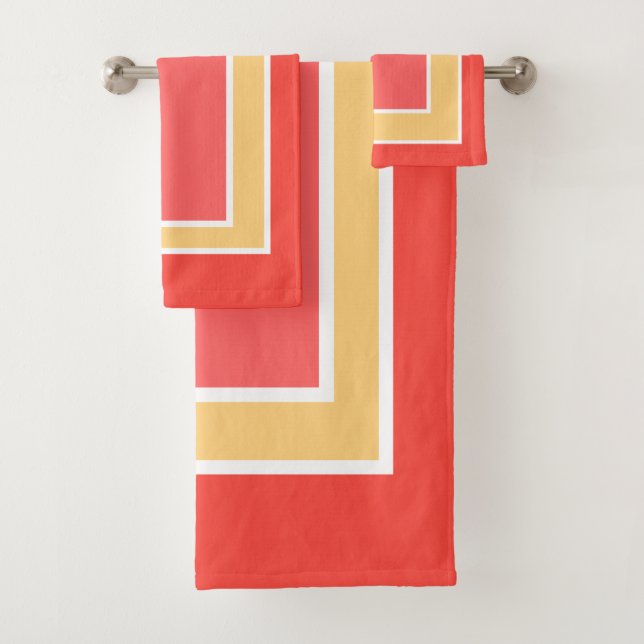 Muster für Fruchtblöcke im Sommerzeit Badhandtuch Set (Insitu)