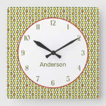 Muster für Funky Retro Olive Bead Custom Colors