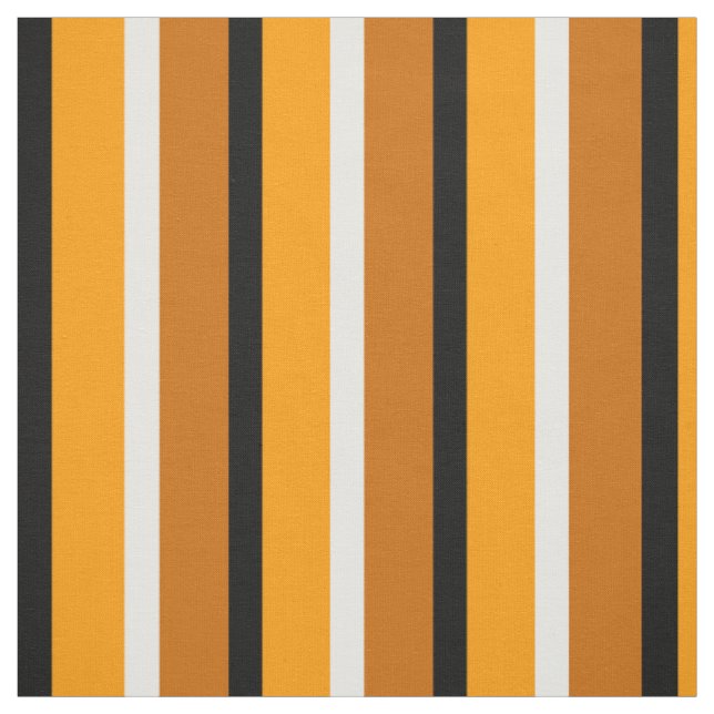 Muster für gelb-braune Orangenstreifen Stoff (Muster)