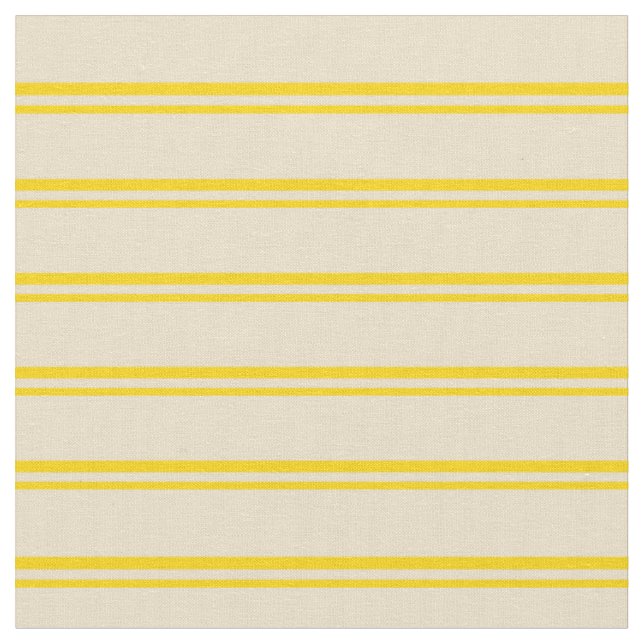 Muster für gelbe und farbige Linien Stoff (Nahaufnahme)