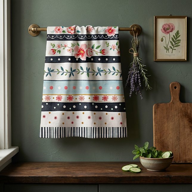 Muster für gemischte Shabby Chic Geschirrtuch (Von Creator hochgeladen)