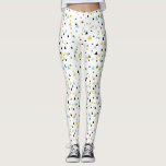 Muster für geometrische, blaue und gelbe Dreiecke Leggings<br><div class="desc">Moderne,  grafische und einzigartige Leggings mit schwarzen,  gelben und blauen Dreiecke. Andere Farben sind verfügbar.</div>