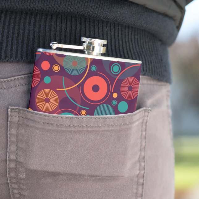 Muster für geometrische Formen Flachmann (Beispiel)