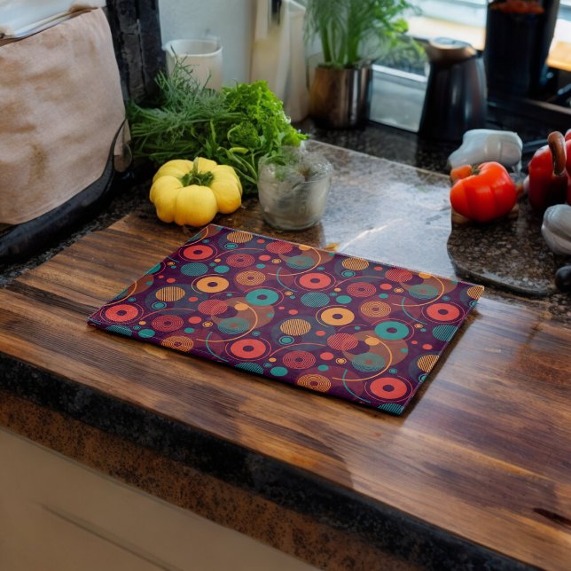 Muster für geometrische Formen Schneidebrett (Chopping Board)
