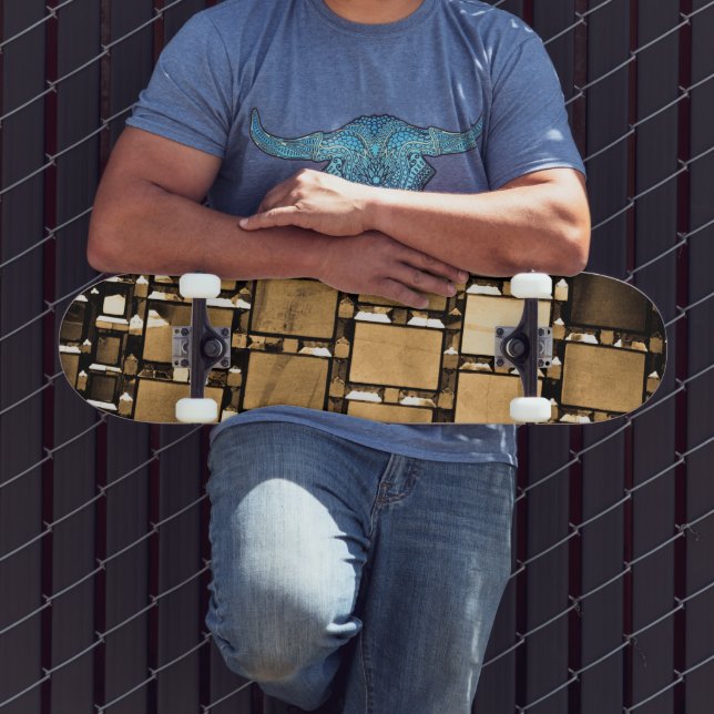 Muster für geometrische Spiegelung Skateboard (Außenbereich 3)