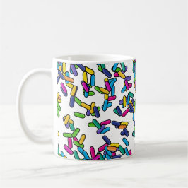 Muster für gescatte Sprinkles Kaffeetasse