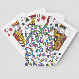 Muster für gescatte Sprinkles Spielkarten