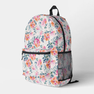 Muster für gestrichene Rose Bedruckter Rucksack