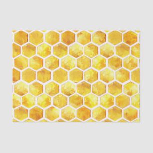 Muster für Gold Honeycomb Seidenpapier