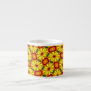 Muster für goldene Blume Tasse