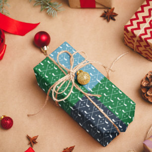Muster für Golf Club Papier Geschenkpapier