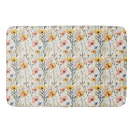 Muster für Gouache Meadow Blume Badematte