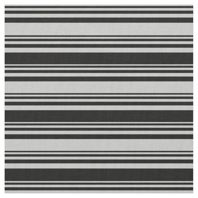Muster für Grau und Schwarze Linien Stoff (Nahaufnahme)