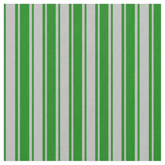 Muster für graue und grüne Streifen Stoff (Nahaufnahme)