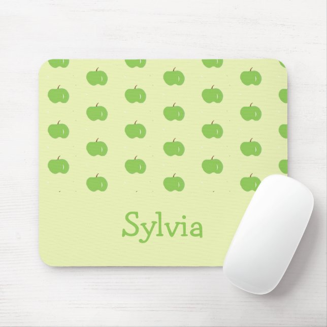 Muster für grüne Äpfel Mousepad (Mit Mouse)