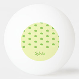 Muster für grüne Äpfel Tischtennisball