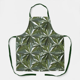 Muster für grüne Blätter Schürze