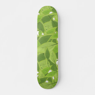 Muster für grüne Blätter Skateboard