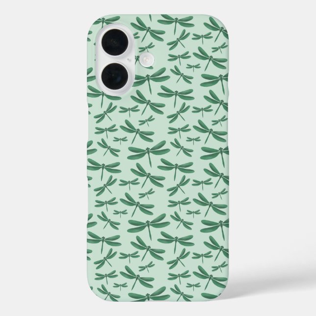 Muster für grüne Libellen Case-Mate iPhone Hülle (Rückseite)