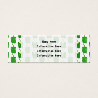 Muster für grüne Paprikaschoten