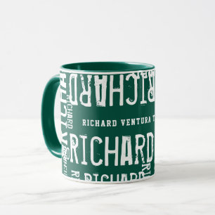 Muster für grüne Tasse