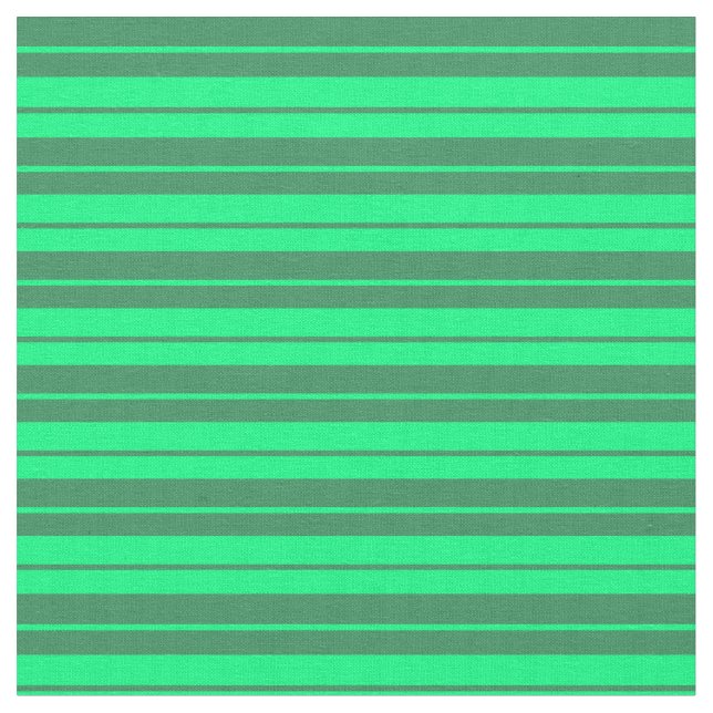 Muster für grüne und grüne Streifen Stoff (Nahaufnahme)