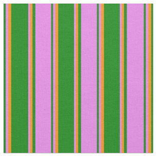 Muster für grüne, violette und dunkle Streifen/Lin Stoff