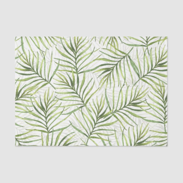 Muster für grünes Leaf 15 Seidenpapier (Vorderseite)