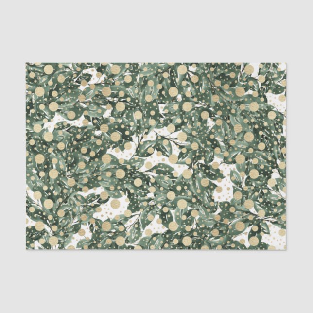 Muster für grünes Leaf 17 Seidenpapier (Vorderseite)