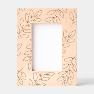 Muster für handgezeichnete Blätter Geätzte Rahmen