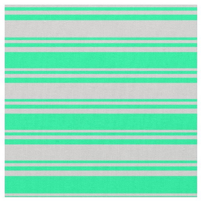 Muster für hellgraue und grüne Linien Stoff (Nahaufnahme)