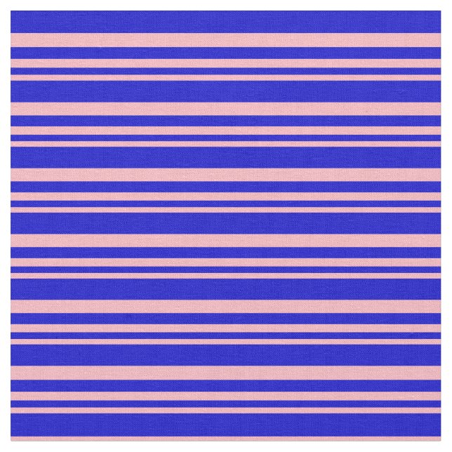 Muster für hellrosa und blaue Streifen Stoff (Nahaufnahme)