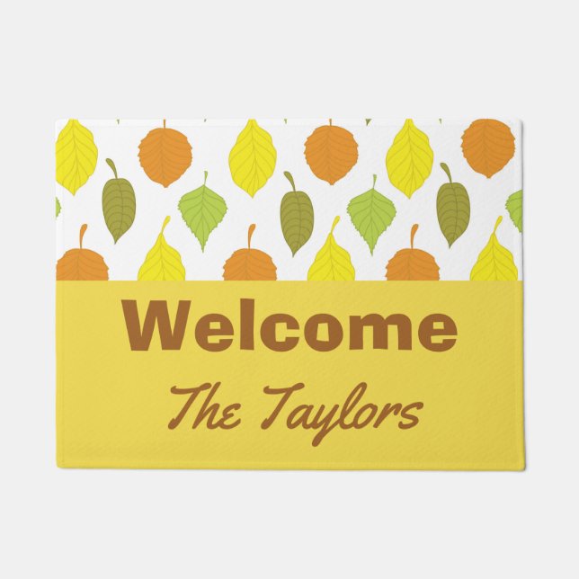 Muster für Herbstleaf Fußmatte (Vorderseite)