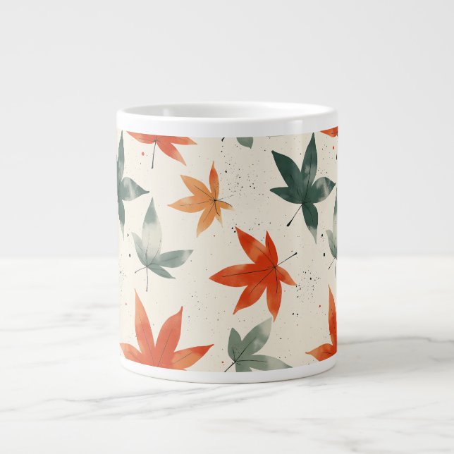 Muster für Herbstverläufe Jumbo-Tasse (Vorderseite)