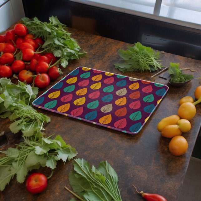 Muster für Herbstverläufe Schneidebrett (chopping board)