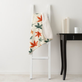 Muster für Herbstverläufe Sherpadecke