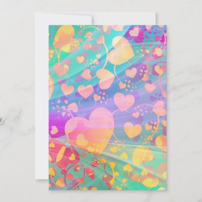 Muster für Herz-Liebe-Muster (Vorderseite)