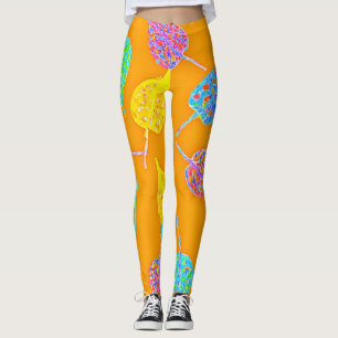 Muster für hintere Blätter Leggings