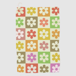 Muster für hintere hintere Blume Golfhandtuch