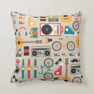 Muster für hipsterrific Hipster Things (keraisch) Kissen